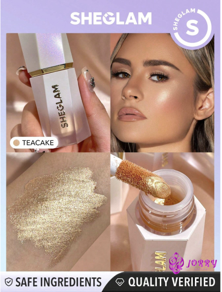 SHEGLAM Glow Bloom Liquid Highlighter - Tea Cake